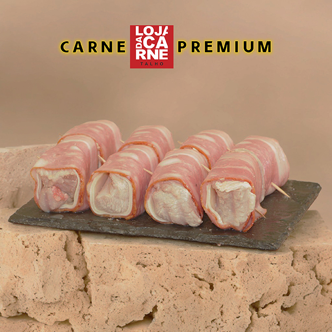 Rolinhos de Frango com bacon